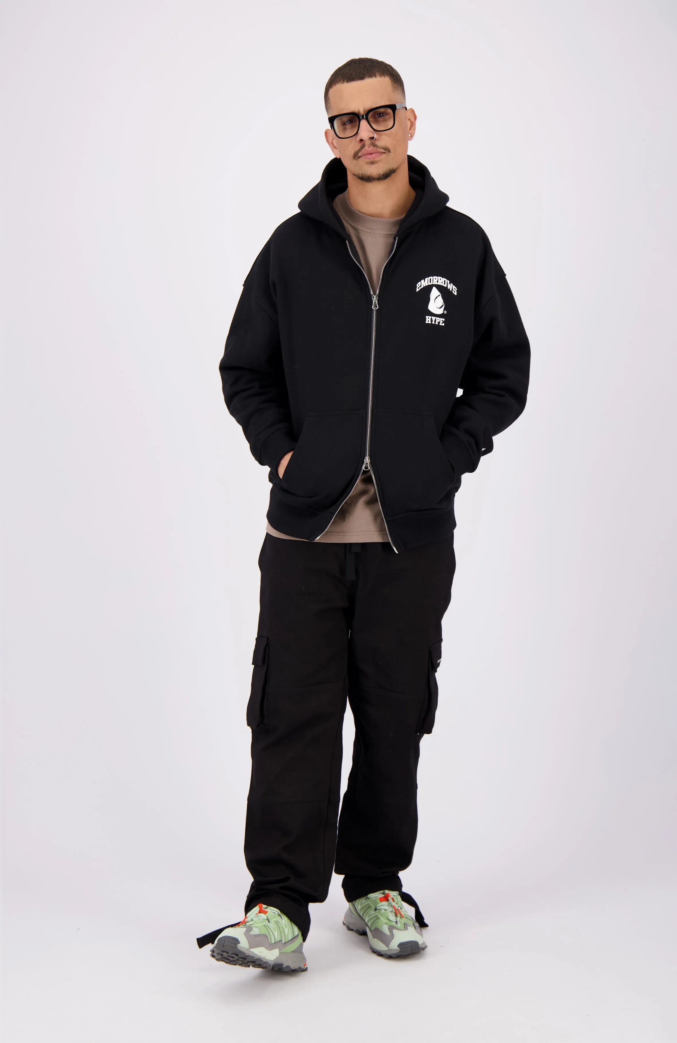 2Morrowshype Wave Zipped Hoodie