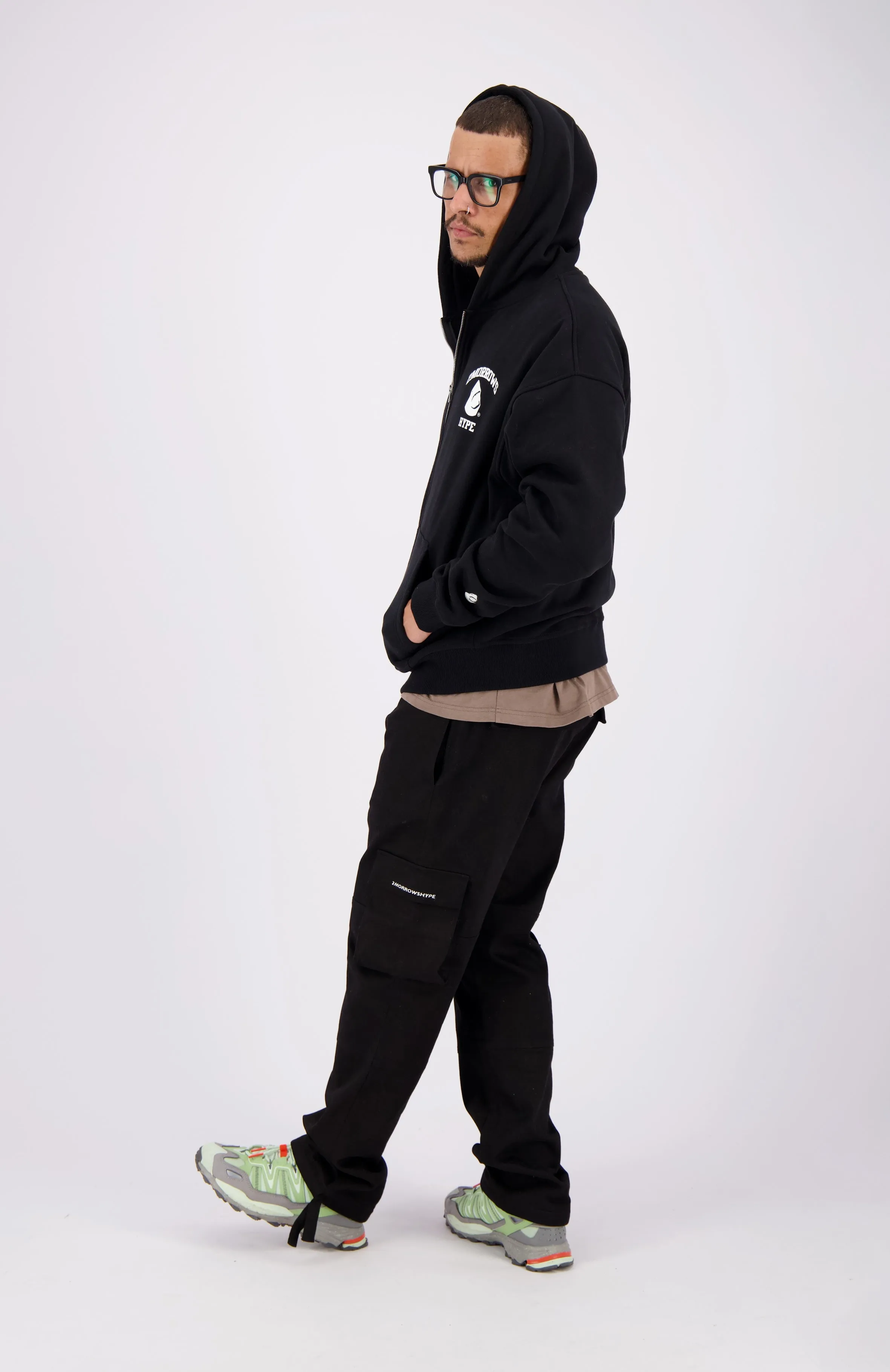 2Morrowshype Wave Zipped Hoodie