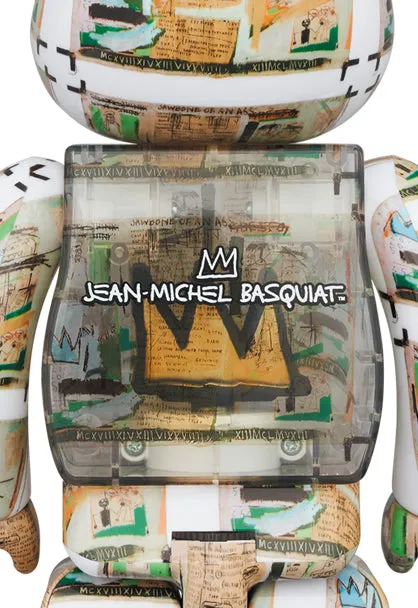 400%   100% Bearbrick Jean-Michel Basquiat - King Pleasure