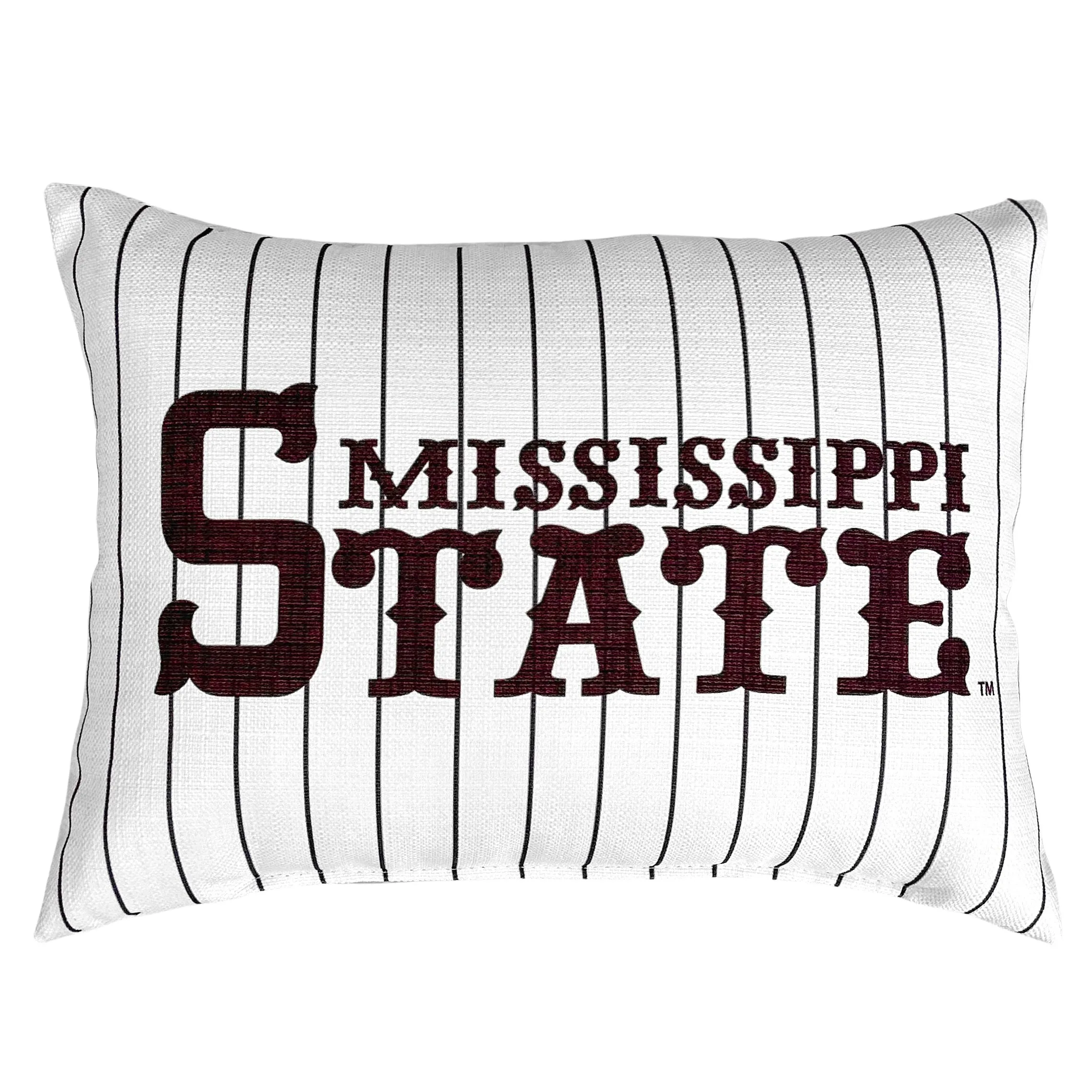 '85 Baseball Pinstripe Pillow