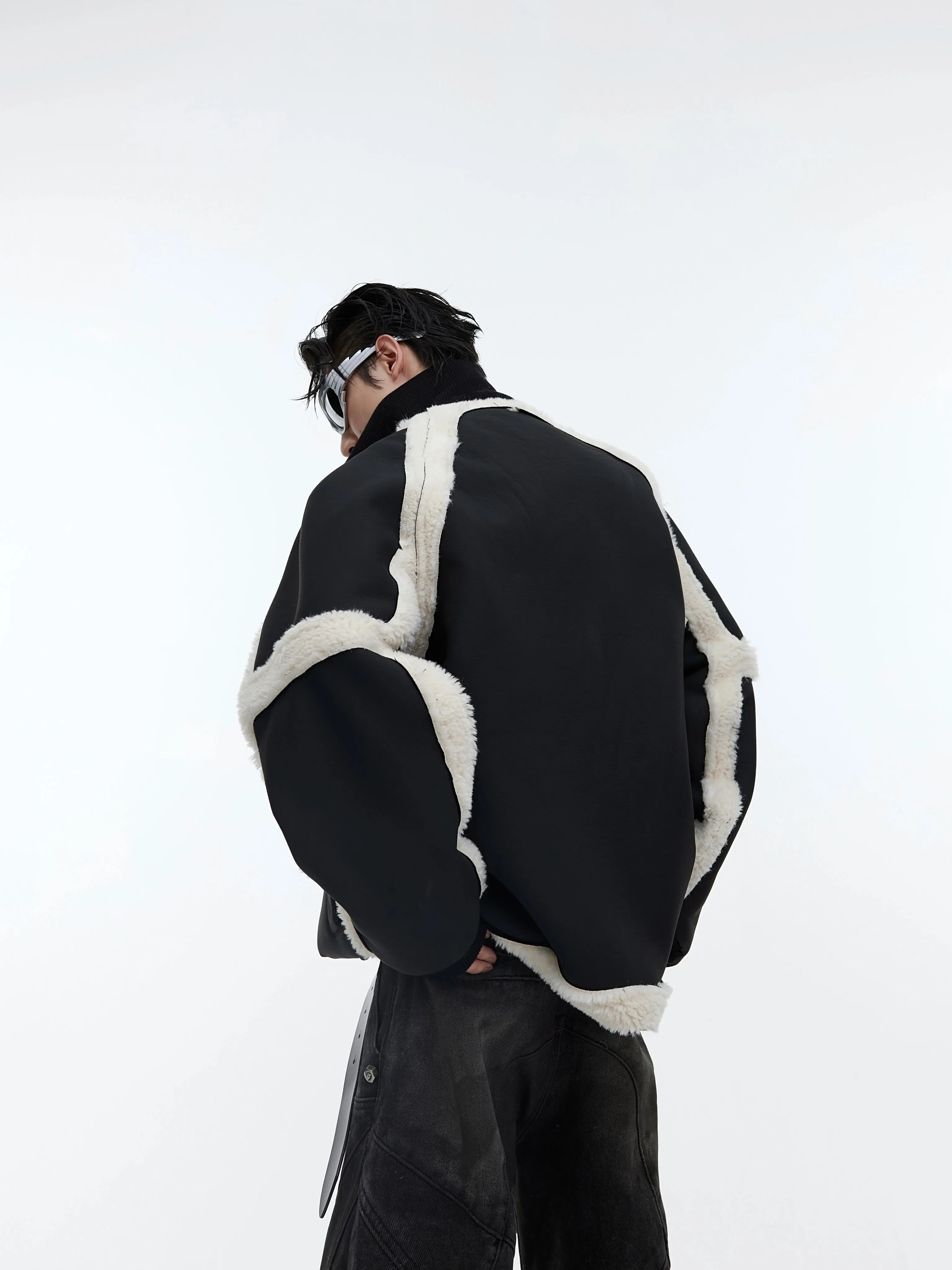 Abstract Sherpa Lines Jacket