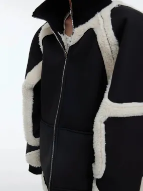 Abstract Sherpa Lines Jacket