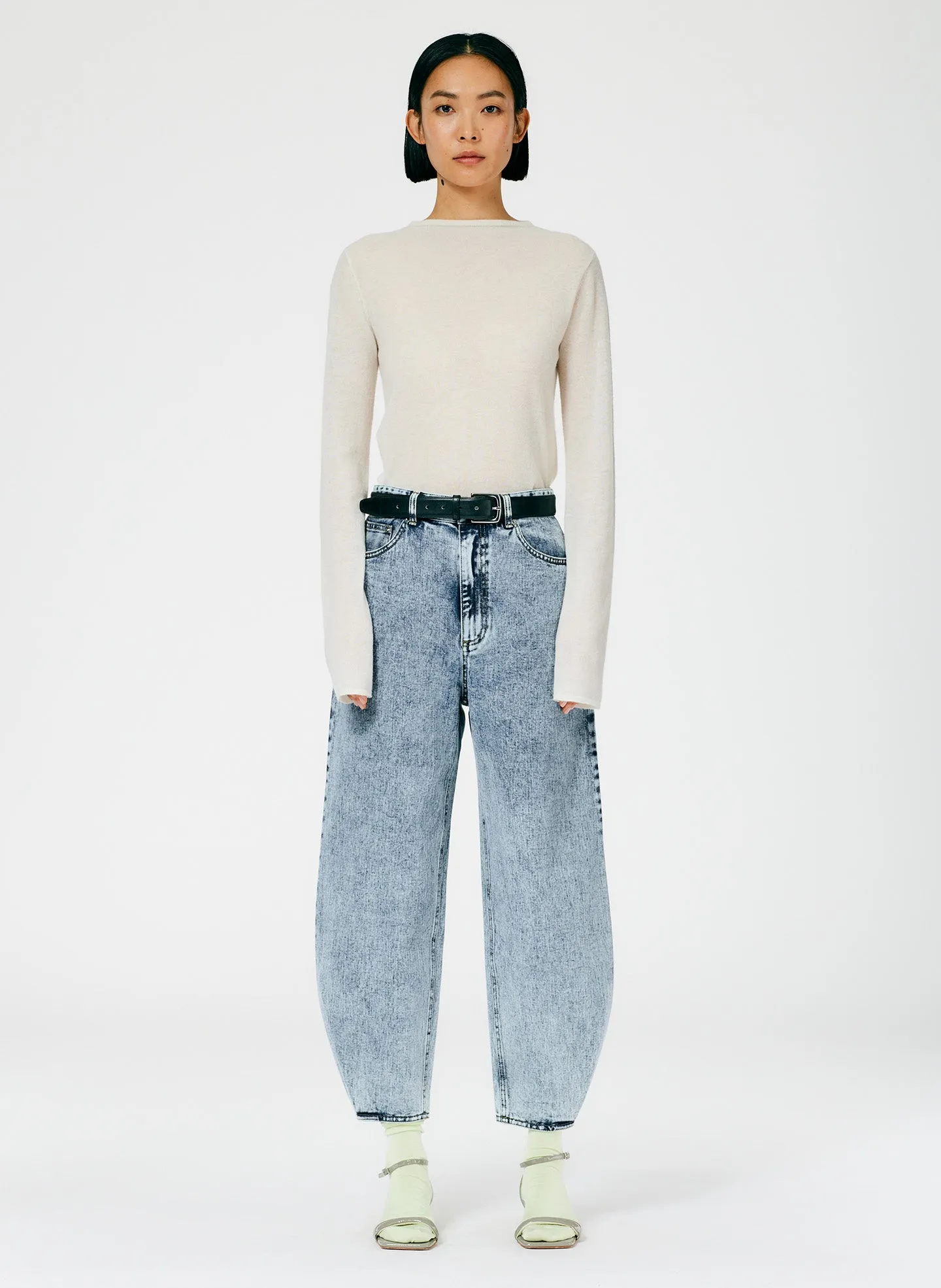 Acid Wash Denim High Waisted Quinn Jean