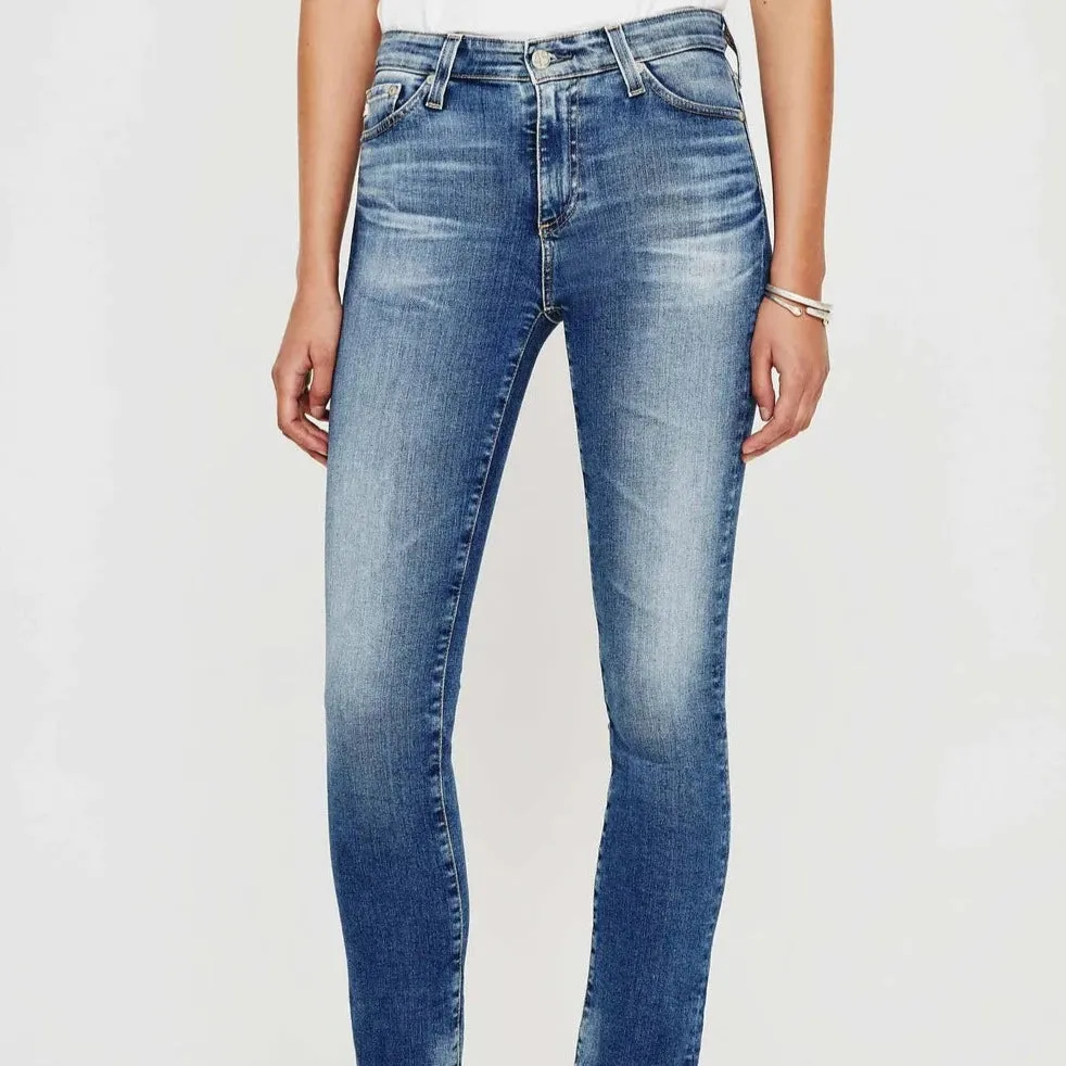 AG Mari High Rise Straight Jean (15 Years Shoreline)