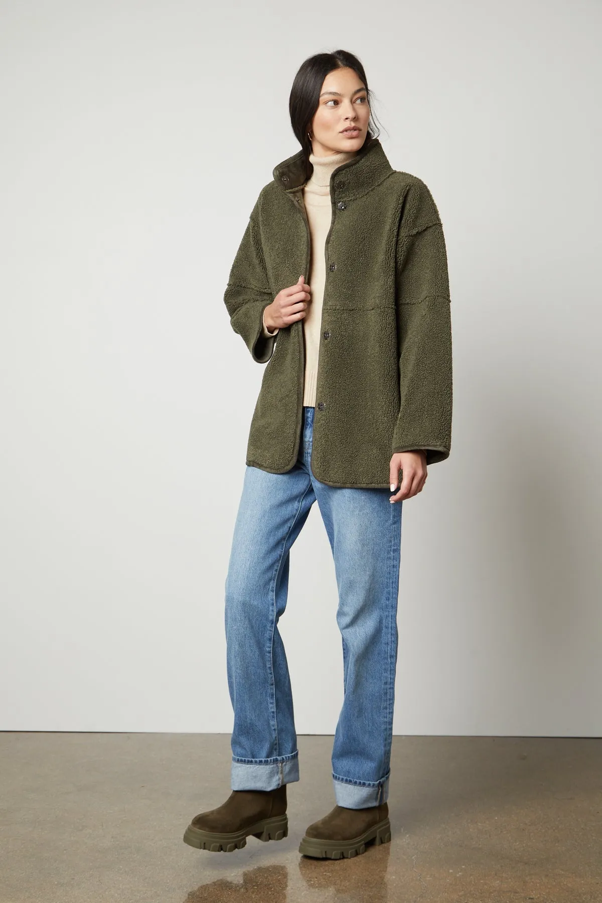 ALBANY LUX SHERPA REVERSIBLE JACKET