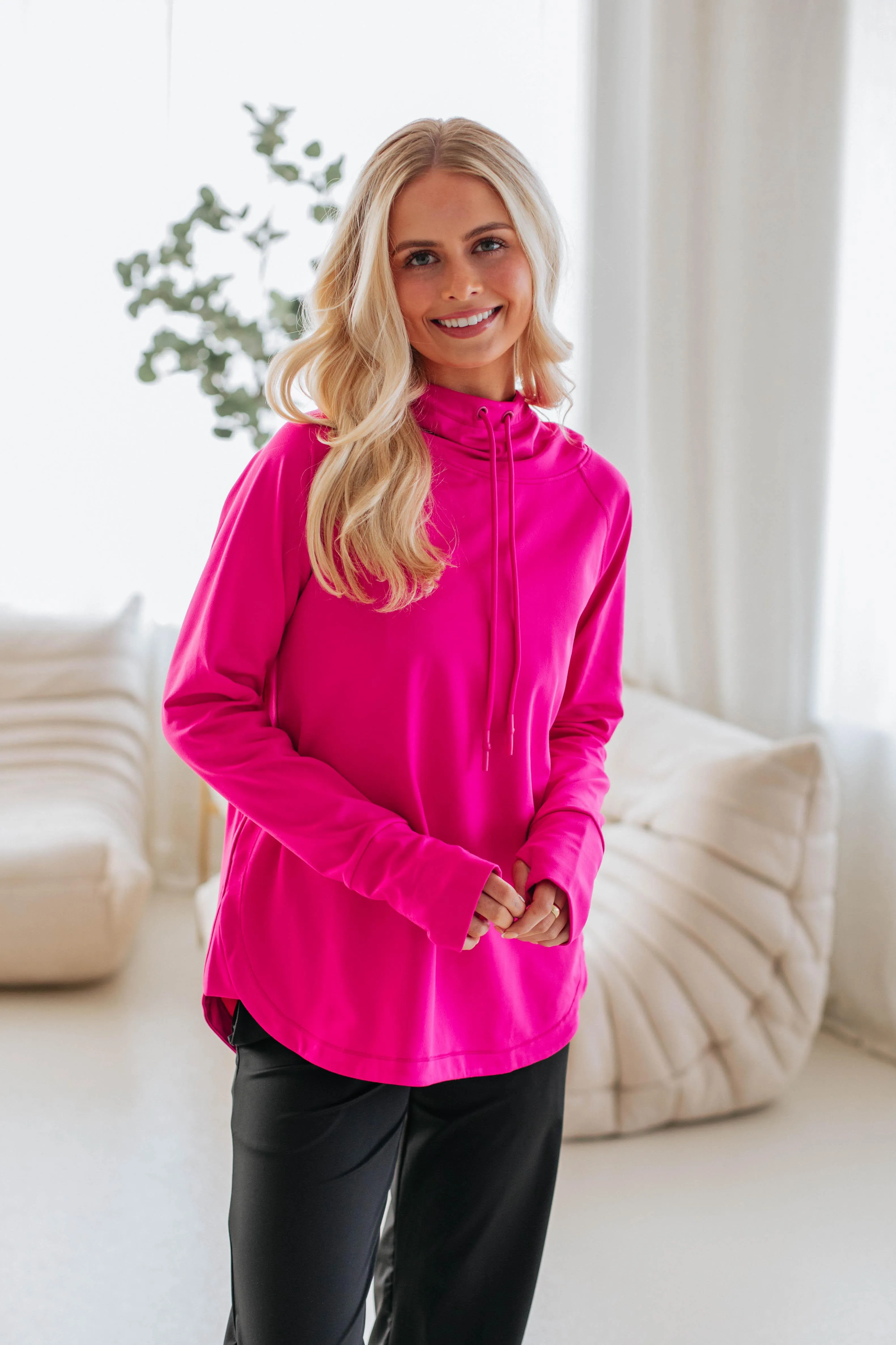 Alice Active Hoodie - Fuchsia