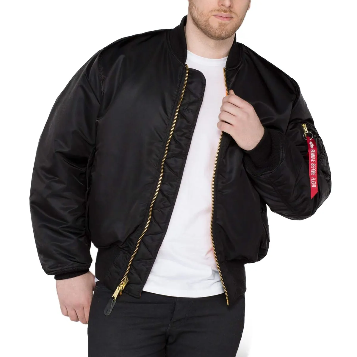 Alpha Industries MA-1 Bomber Flight Jacket Black