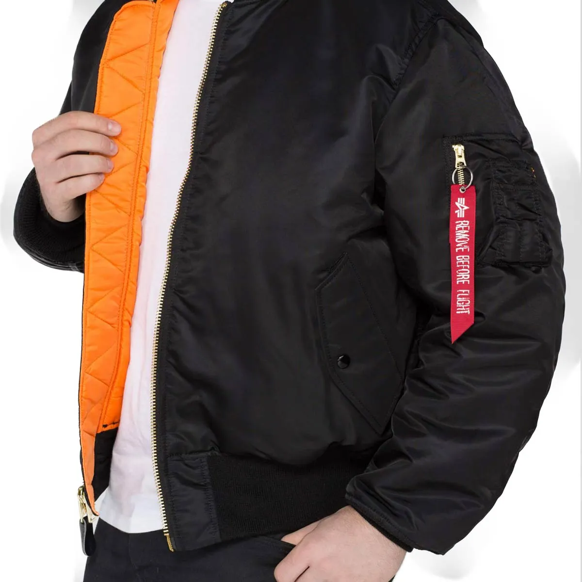 Alpha Industries MA-1 Bomber Flight Jacket Black