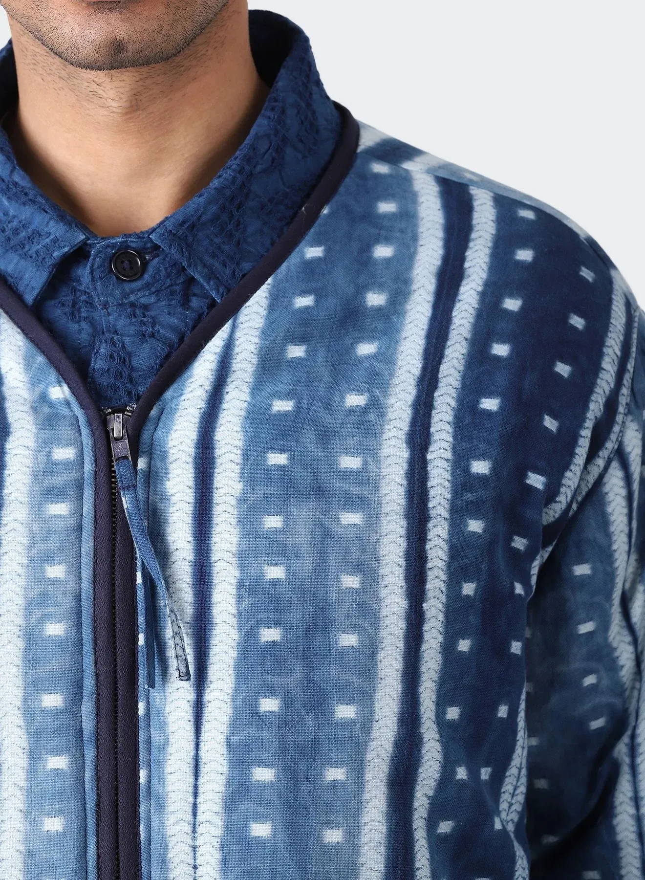 Amar Jackets Shibori13 Indigo