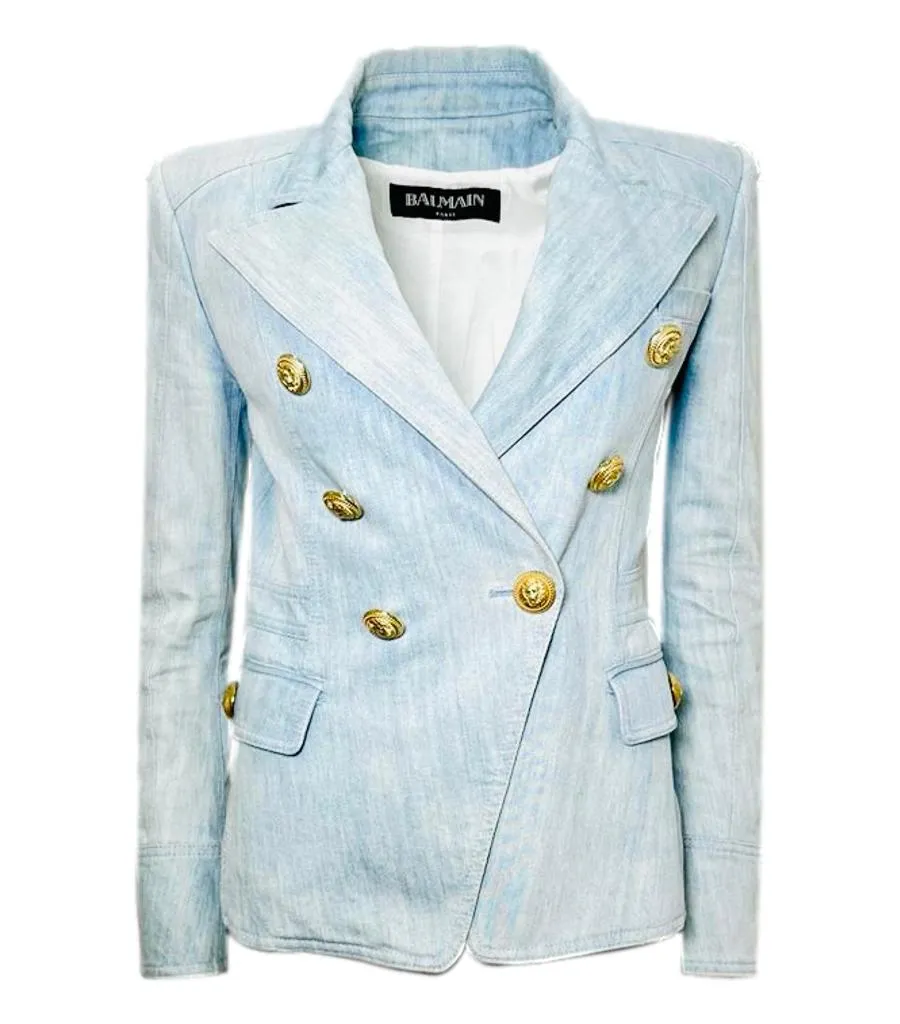 Balmain Denim Blazer/Jacket. Size 38FR