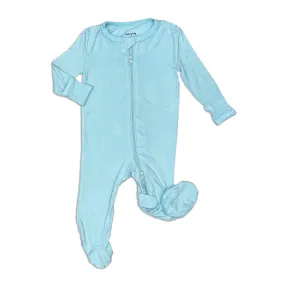 Bamboo Footies with Two Way Zipper (Cotton Candy)