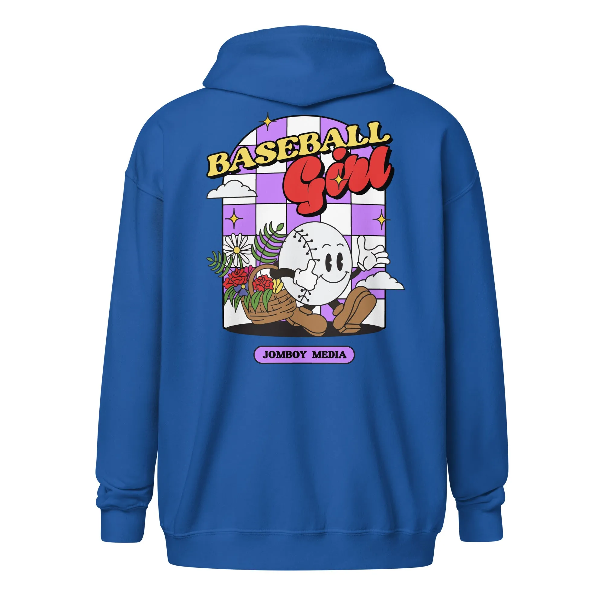 BASEBALL GIRL | ZIP-UP HOODIE