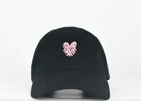 Baseball Heart Pop Heart Black