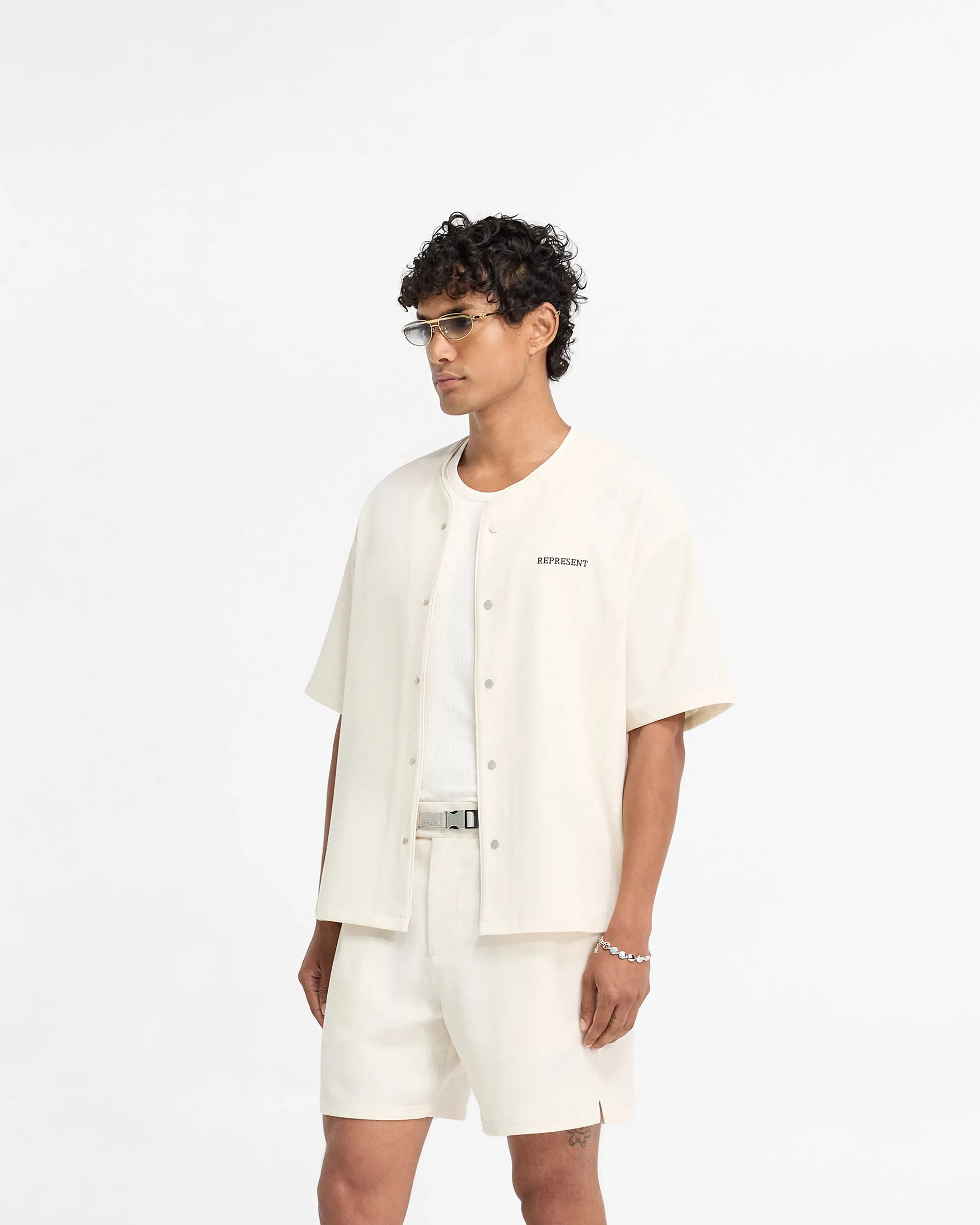 Baseball Shirt - Antique White