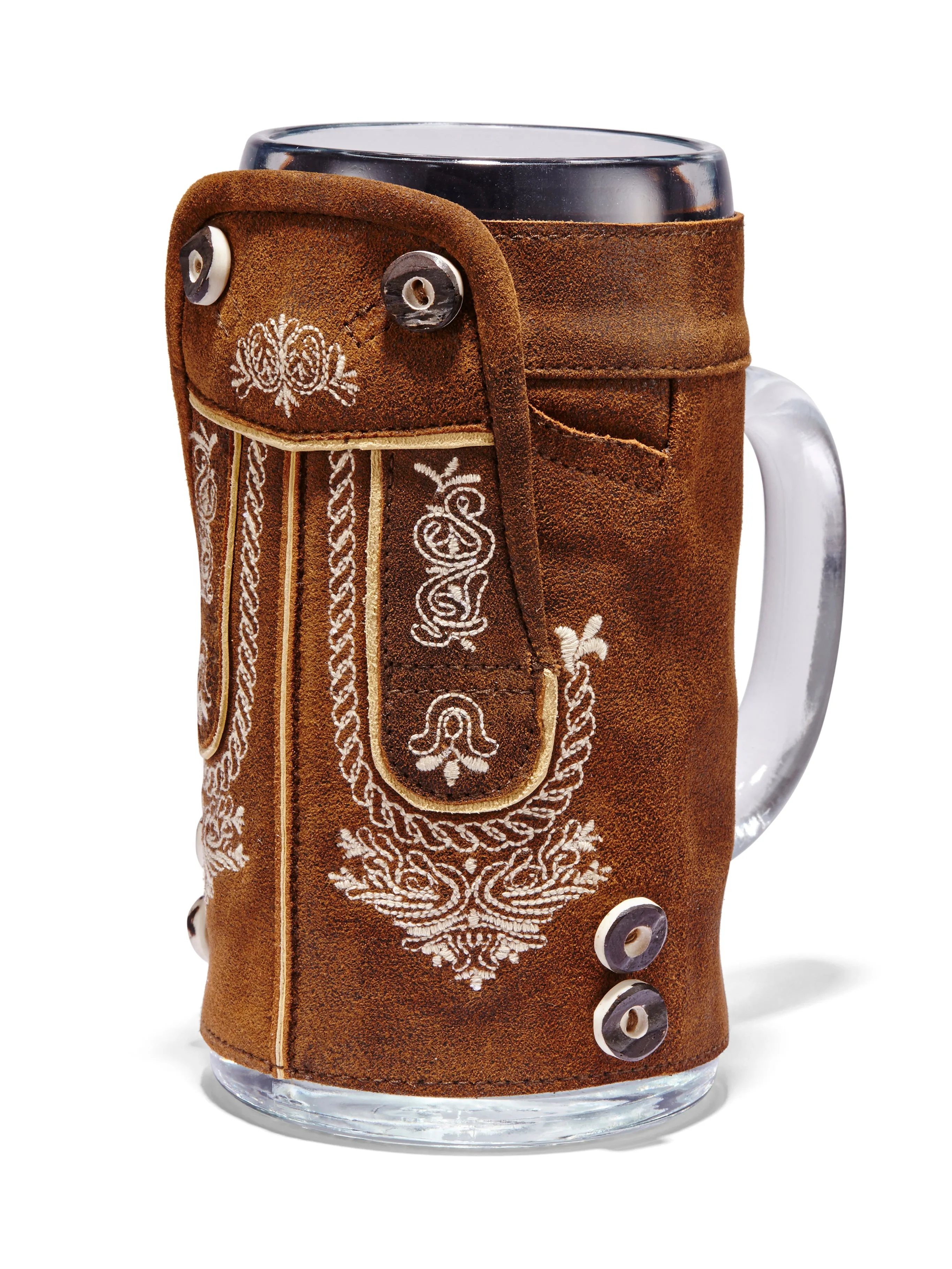 Beige Jacket Beer Stein