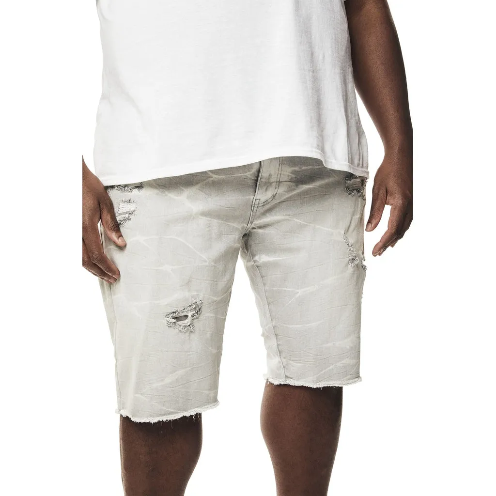 Big and Tall - Essential Jean Shorts - Cloud Grey