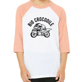 Biker Children's Baseball Top