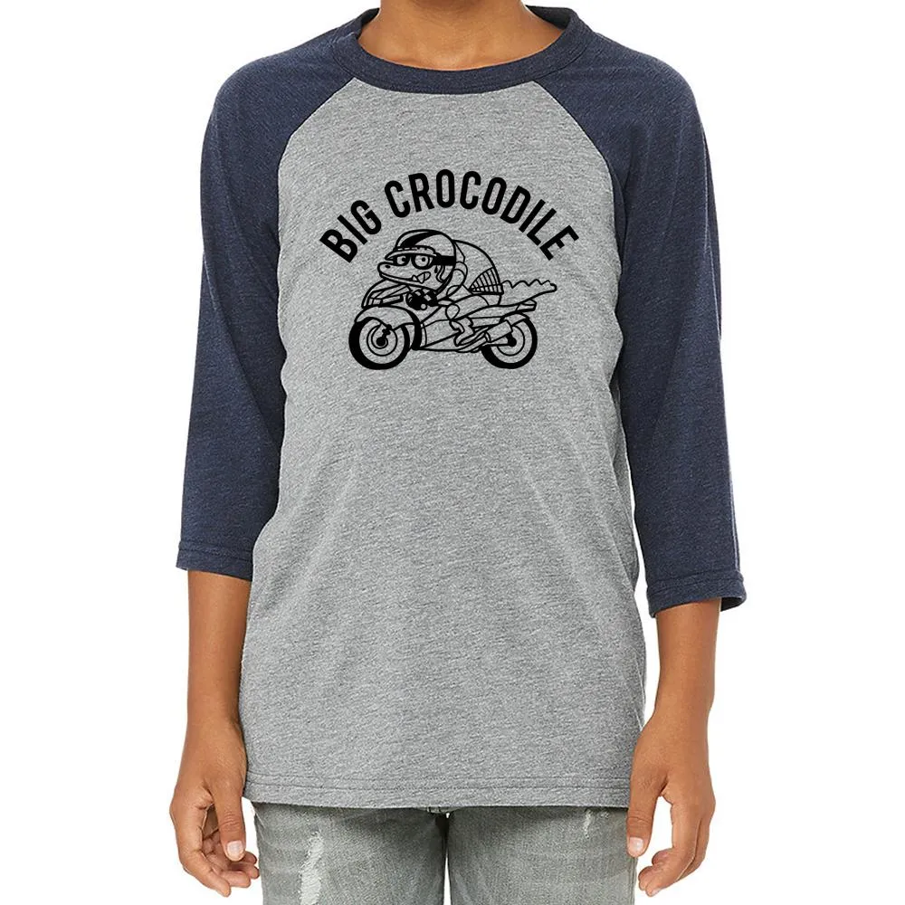 Biker Children's Baseball Top