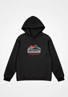 Black Mountain Outline Hoodie