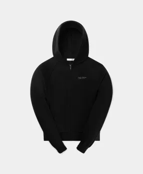 Black Njeri Oversized Zipper Hoodie