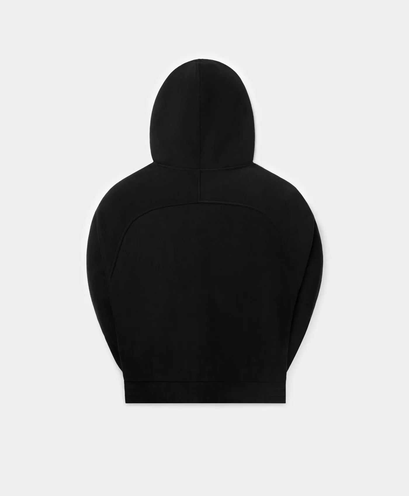 Black Njeri Oversized Zipper Hoodie