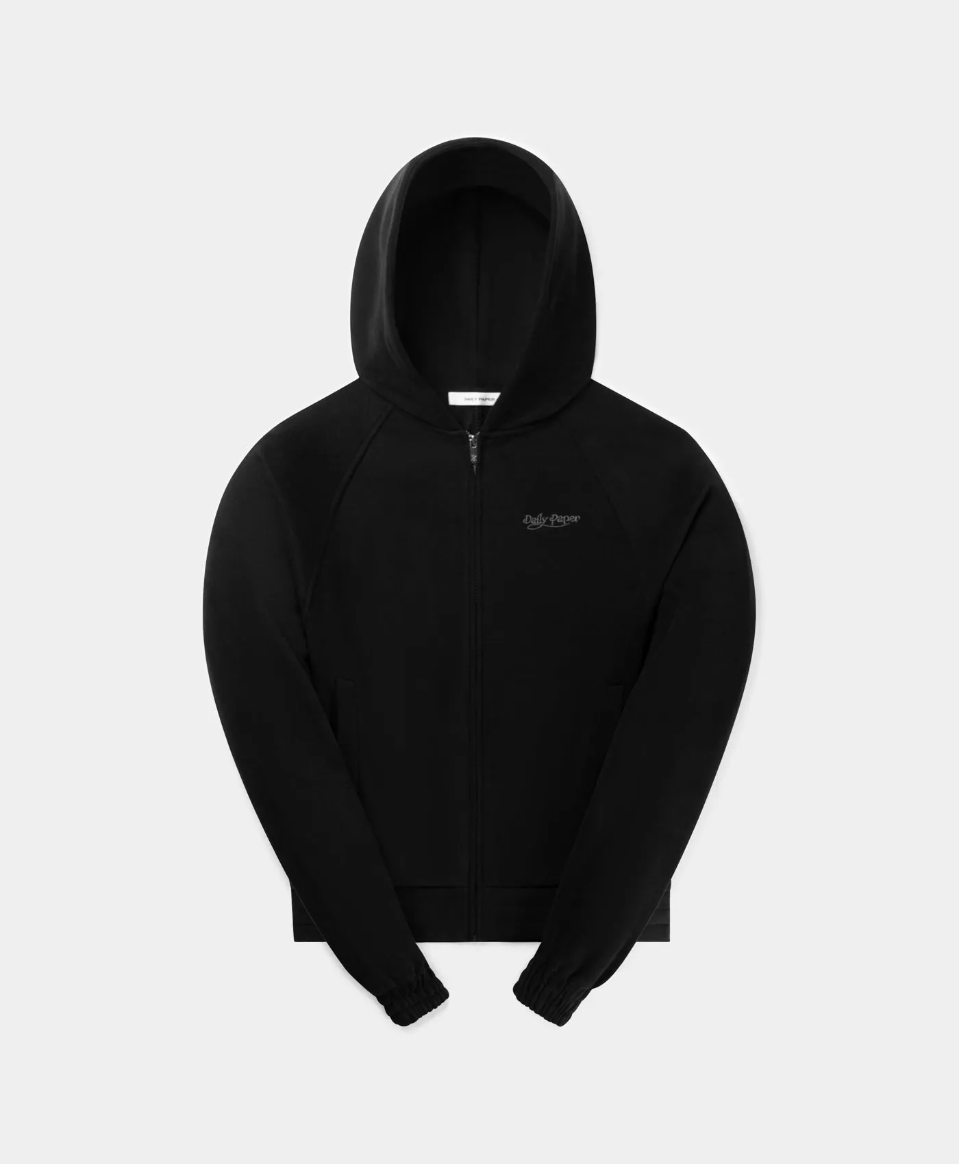 Black Njeri Oversized Zipper Hoodie