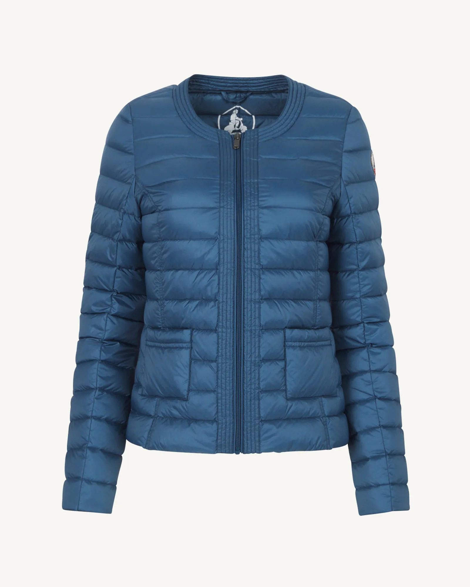 Blue jean Douda lightweight puffer jacket