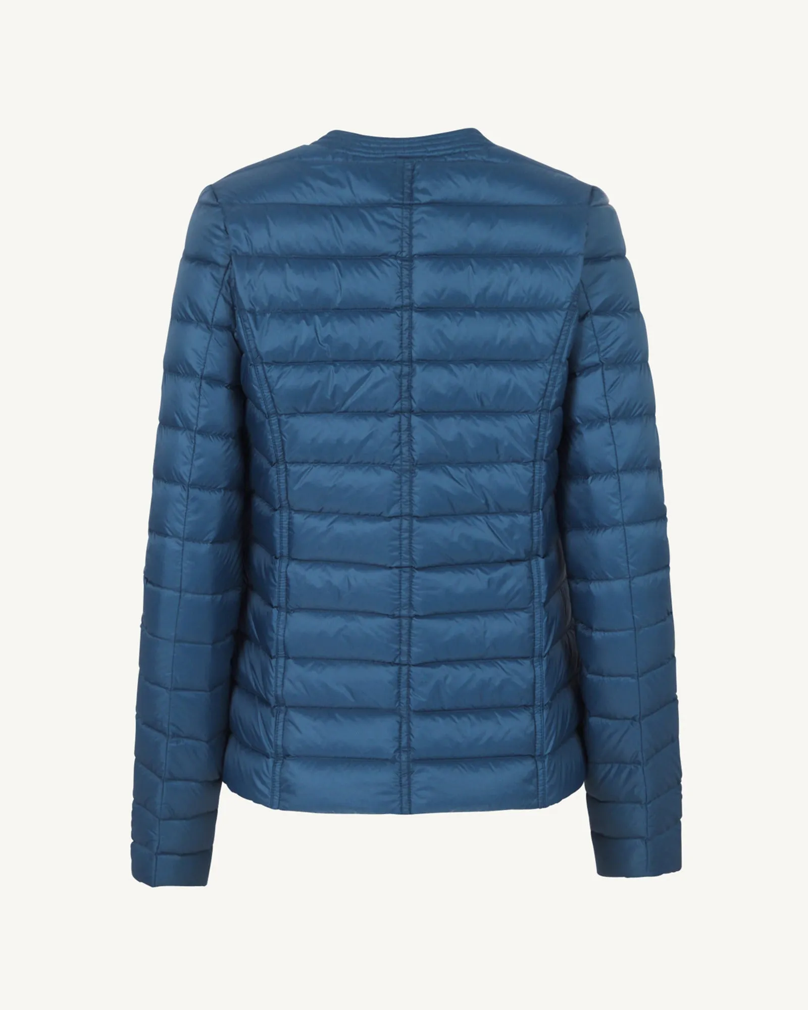 Blue jean Douda lightweight puffer jacket