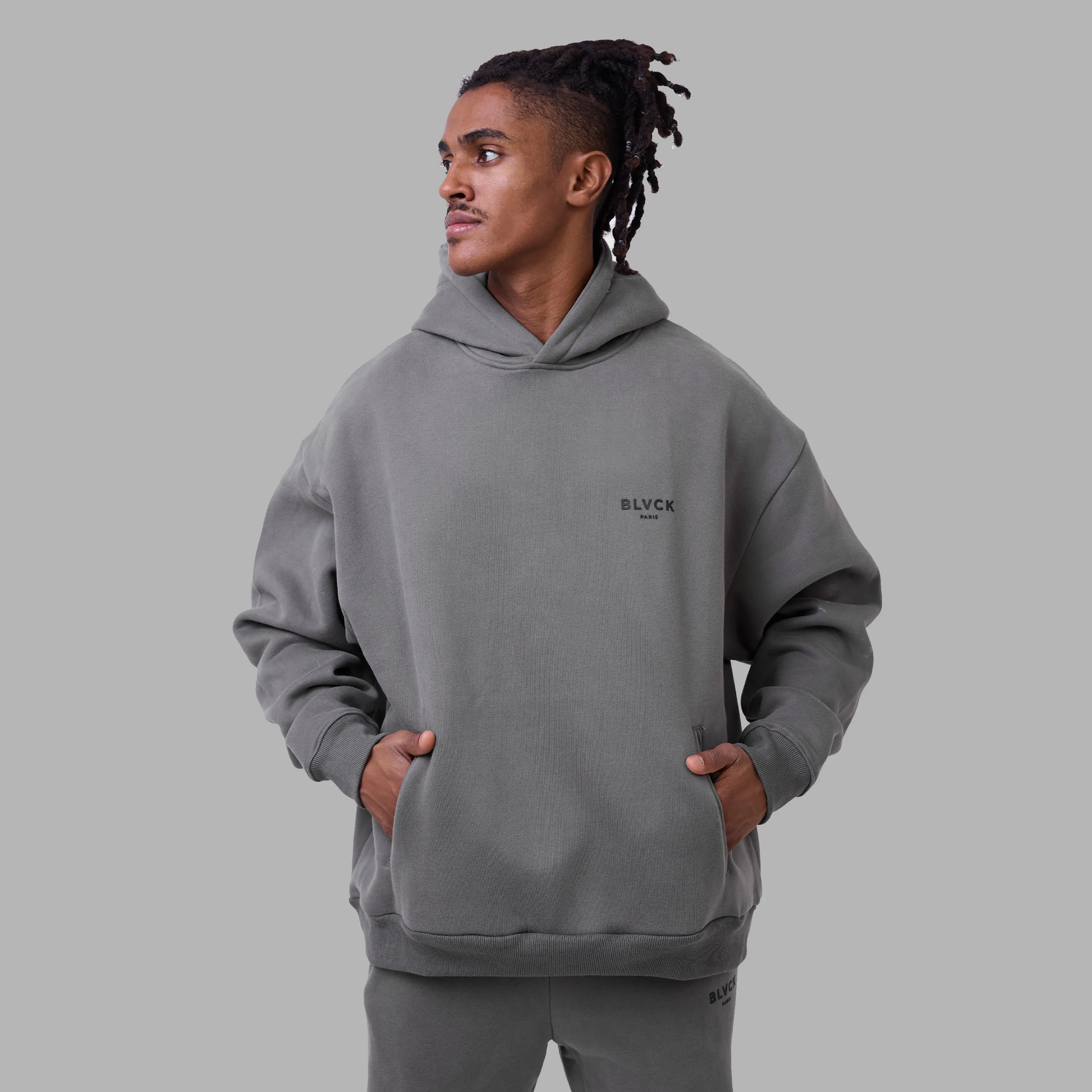 Blvck Hoodie 'Grey'