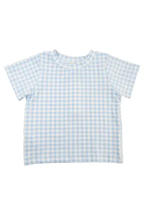 Boys Blue Gingham Shirt Only