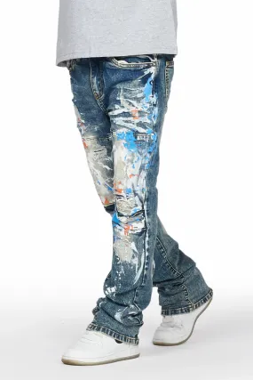 Boys Flavio Vinatge Painter Stacked Flare Jean