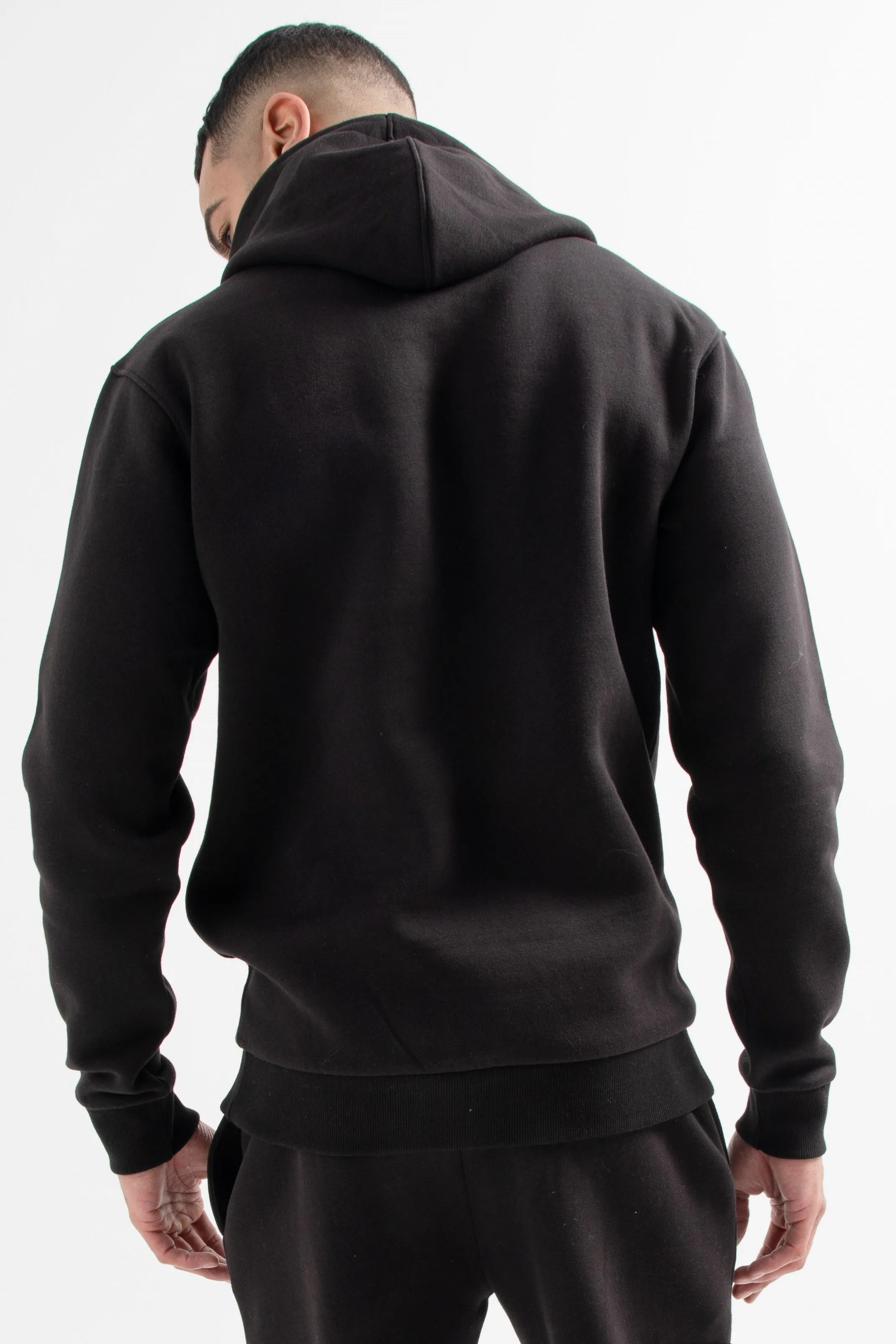 Brooklands Fleece Hoodie - Black