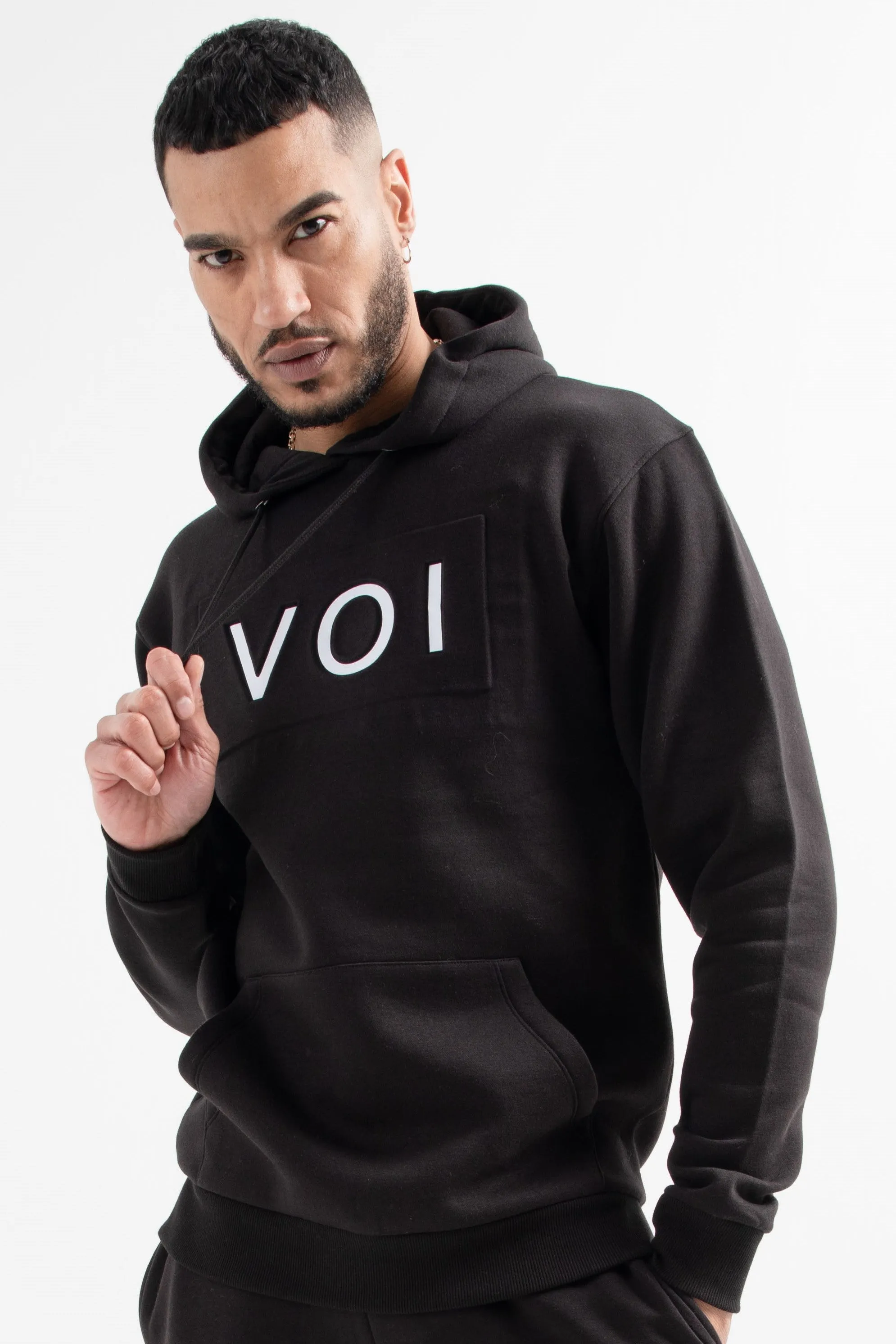 Brooklands Fleece Hoodie - Black