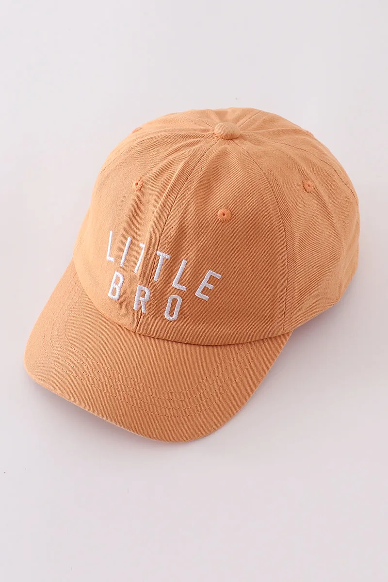 Brown bro embroidery baseball cap