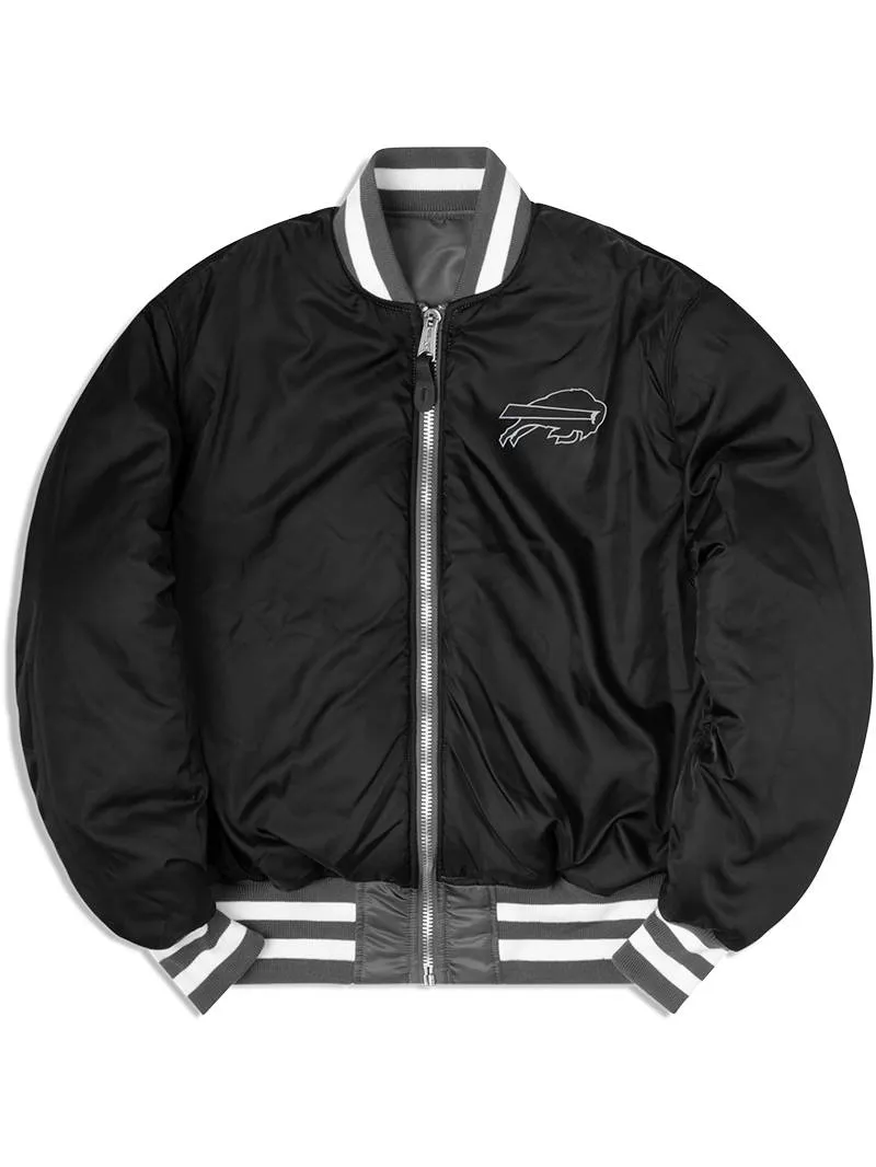 BUFFALO BILLS X ALPHA X NEW ERA MA-1 BOMBER JACKET