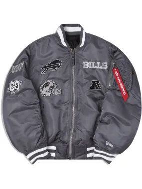 BUFFALO BILLS X ALPHA X NEW ERA MA-1 BOMBER JACKET