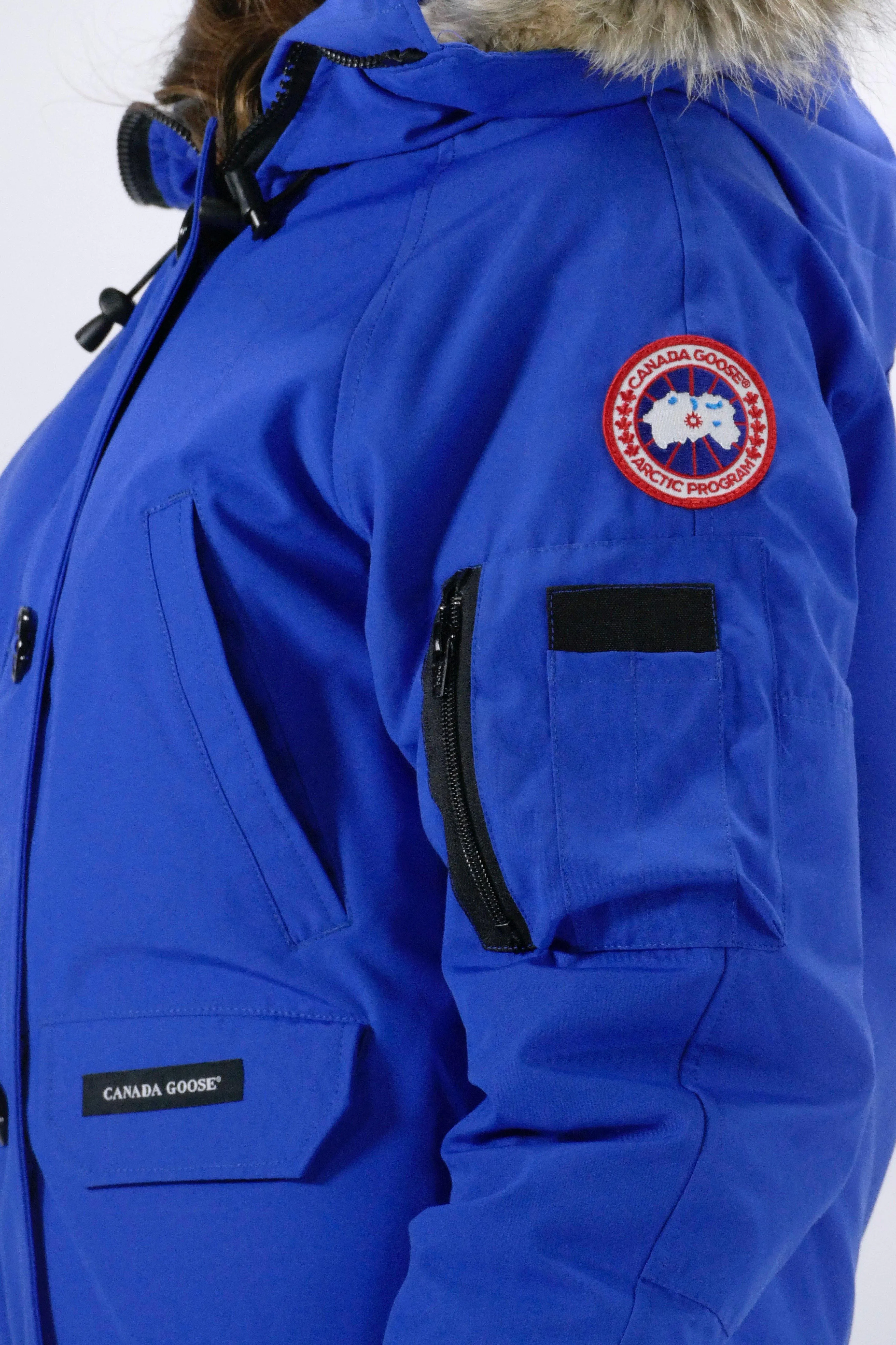 Canada Goose Womens Down Bomber Chilliwack PBI - Royal Blue