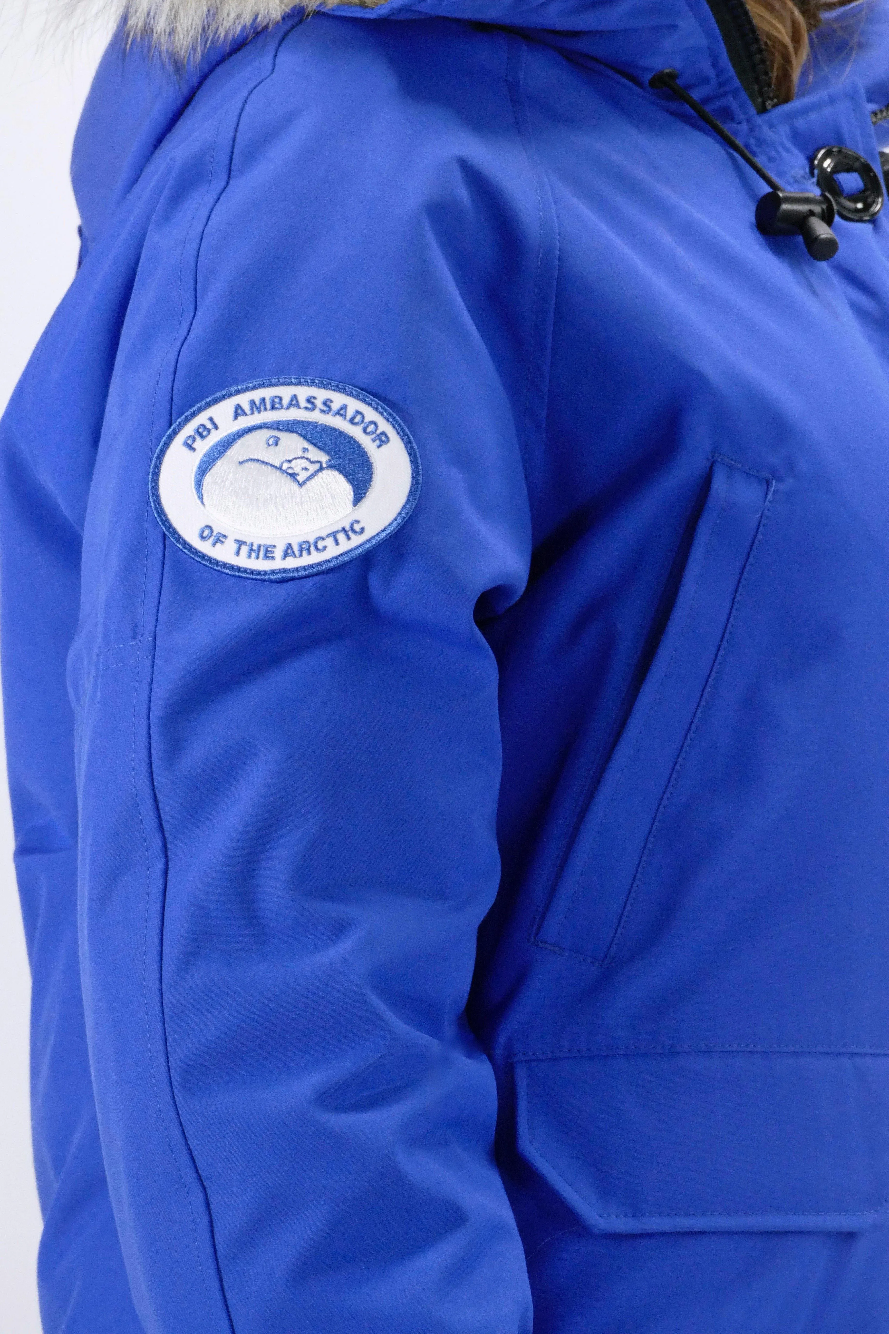 Canada Goose Womens Down Bomber Chilliwack PBI - Royal Blue