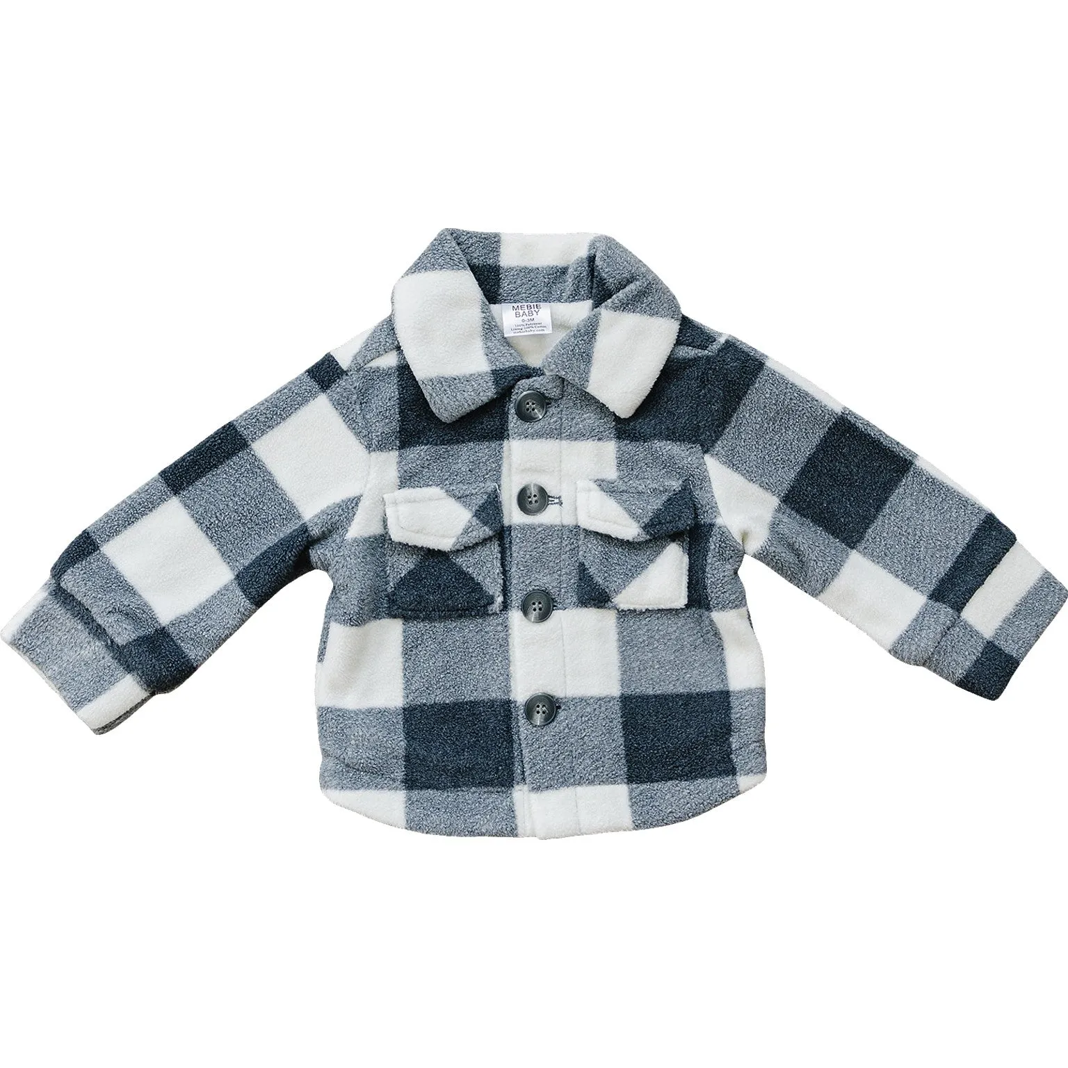 Checkered Sherpa Shacket