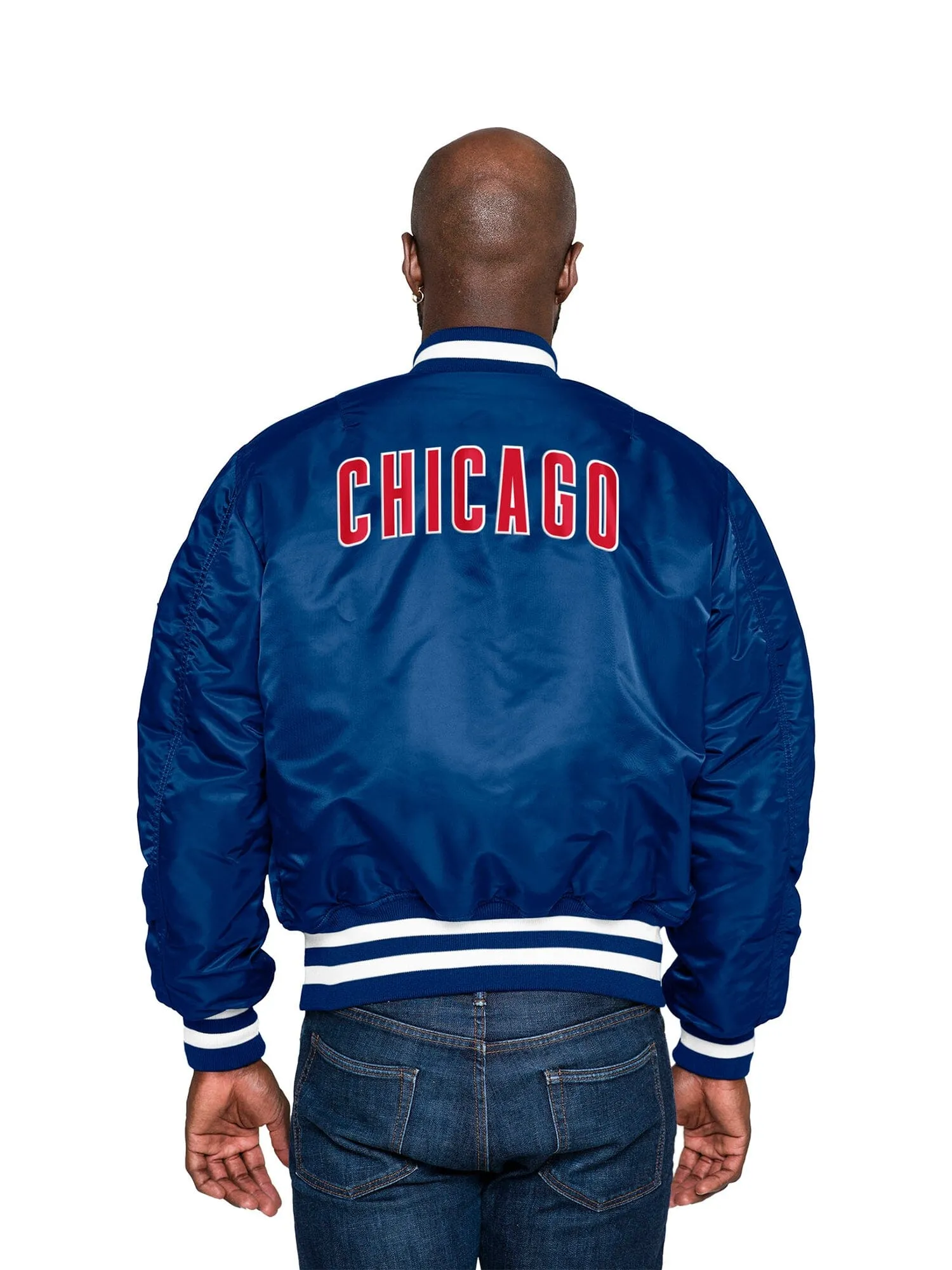 CHICAGO CUBS X ALPHA X NEW ERA MA-1 BOMBER JACKET