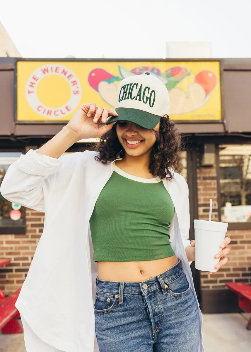 Chicago Puff Baseball Cap - Green