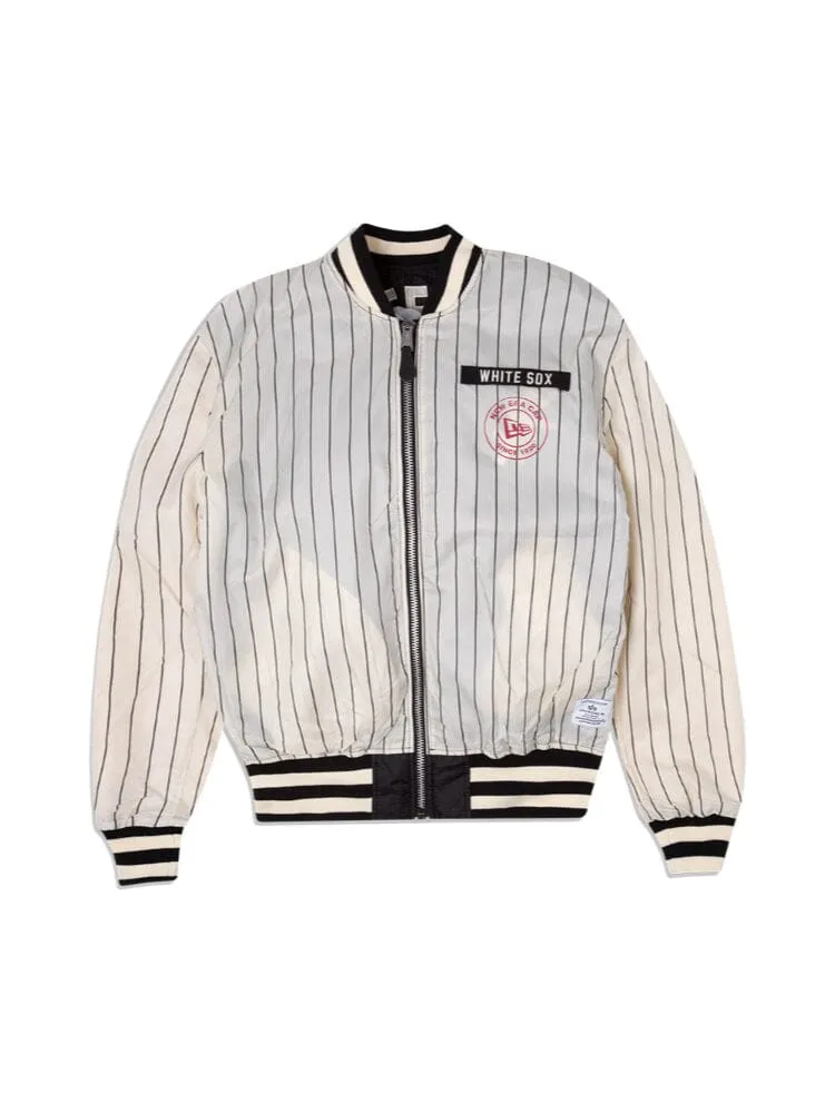 CHICAGO WHITE SOX X ALPHA X NEW ERA L-2B BOMBER JACKET