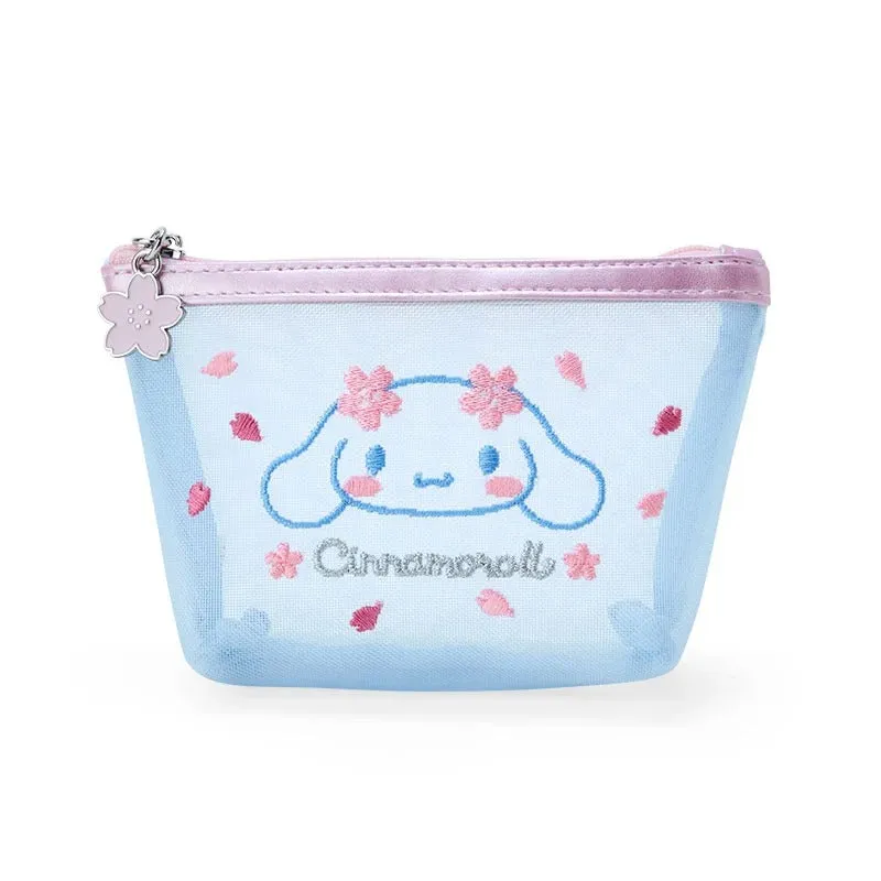 Cinnamoroll Mesh Zipper Pouch (Pink Sakura Series)