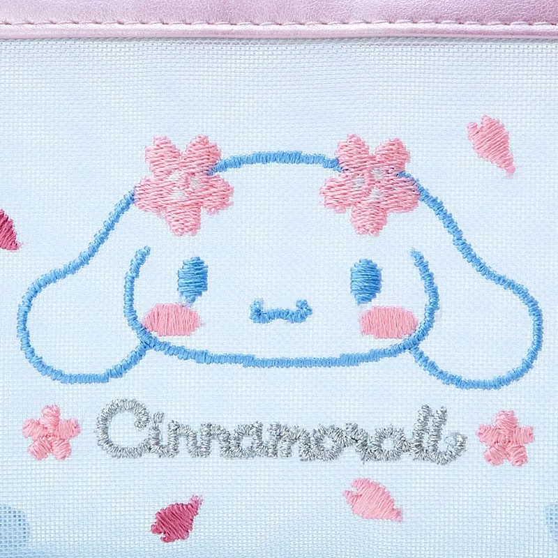 Cinnamoroll Mesh Zipper Pouch (Pink Sakura Series)