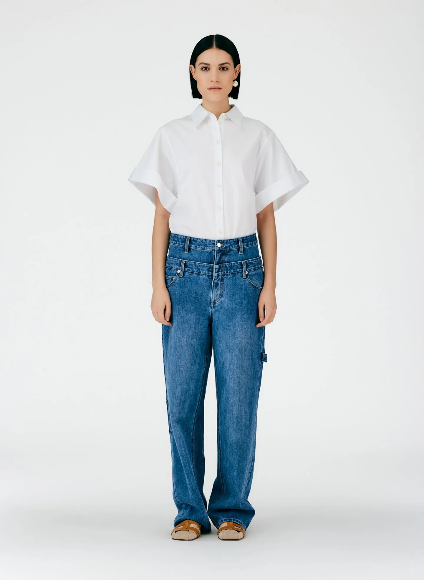 Classic Wash Double Waisted Sam Jean