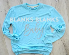 Clearance Blue Crewnecks - VINYL ONLY