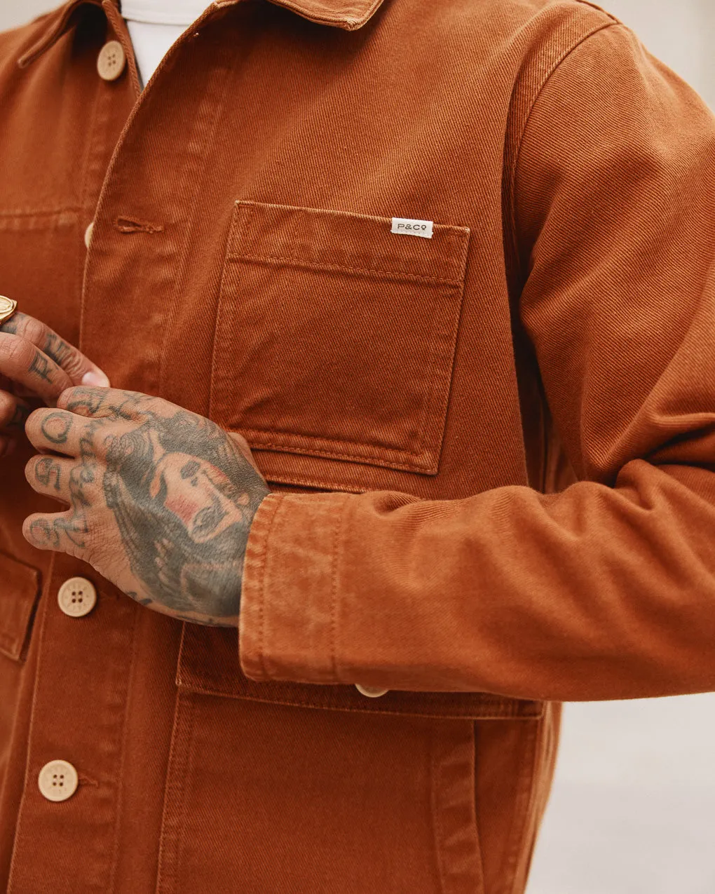 Colmore Chore Jacket - Rust