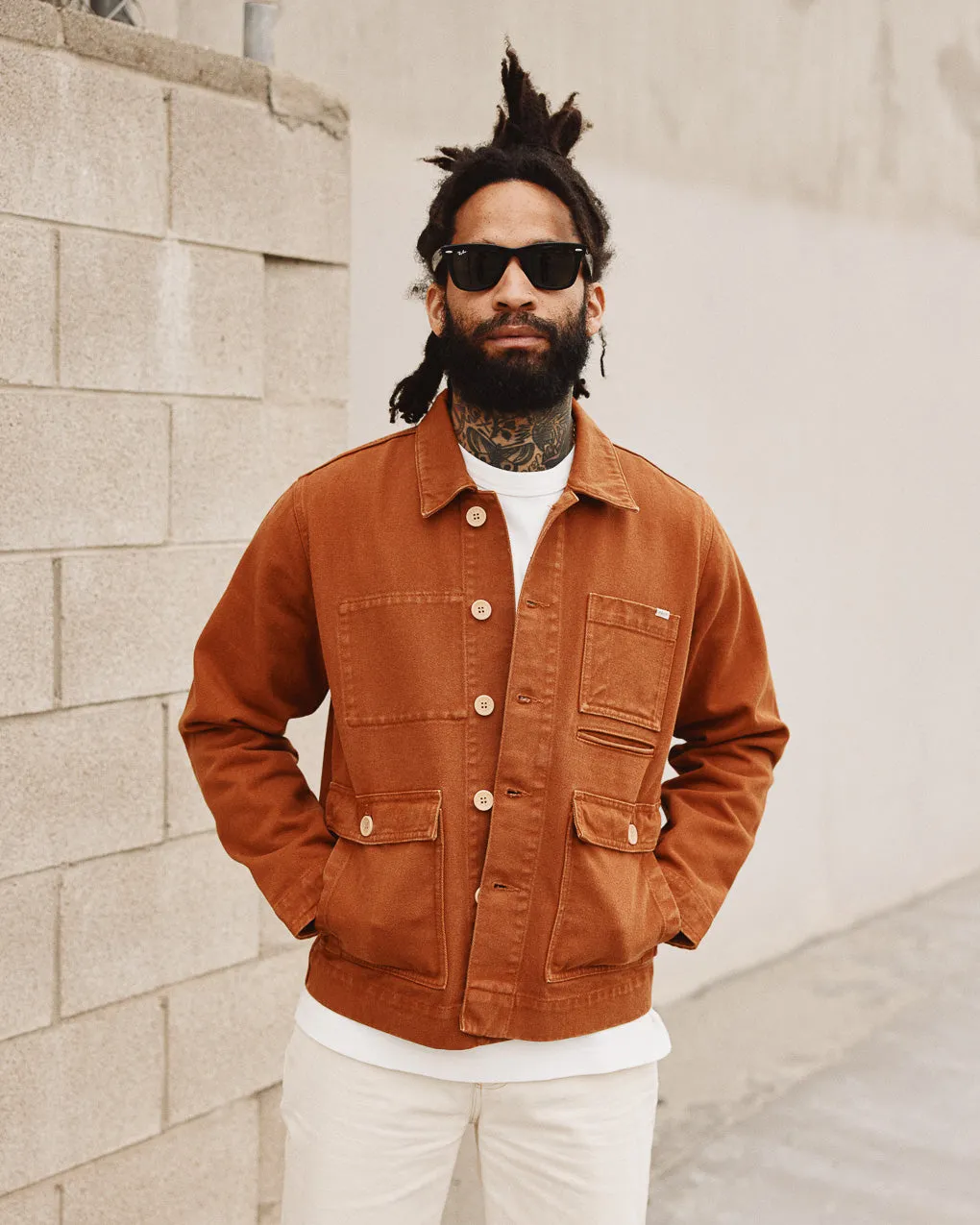 Colmore Chore Jacket - Rust