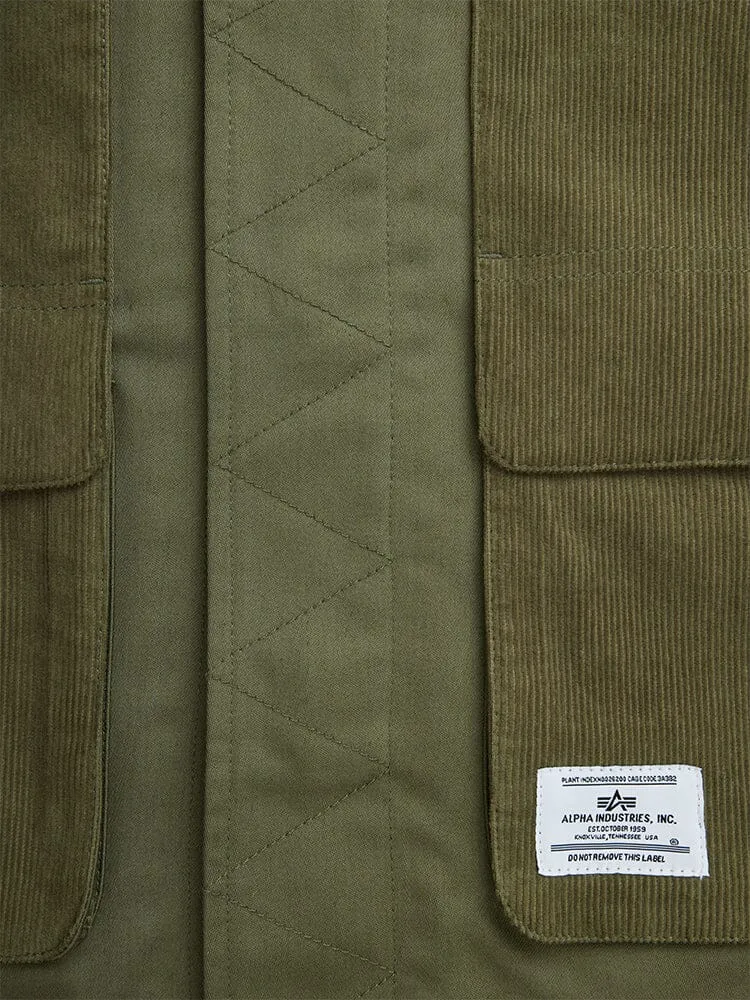 CORDUROY PANEL JACKET