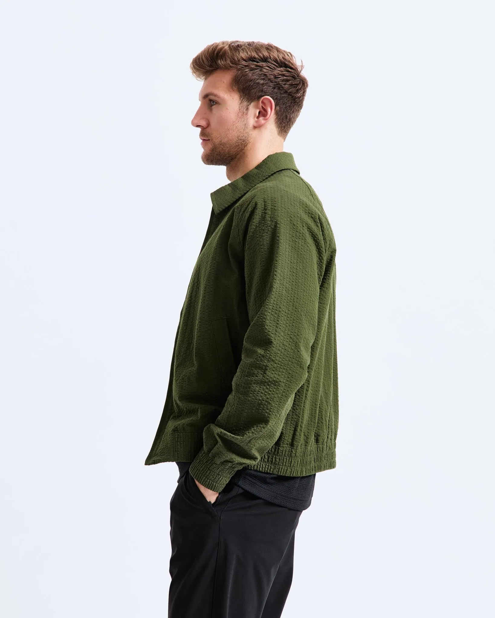 Cotton Seersucker Terrace Jacket